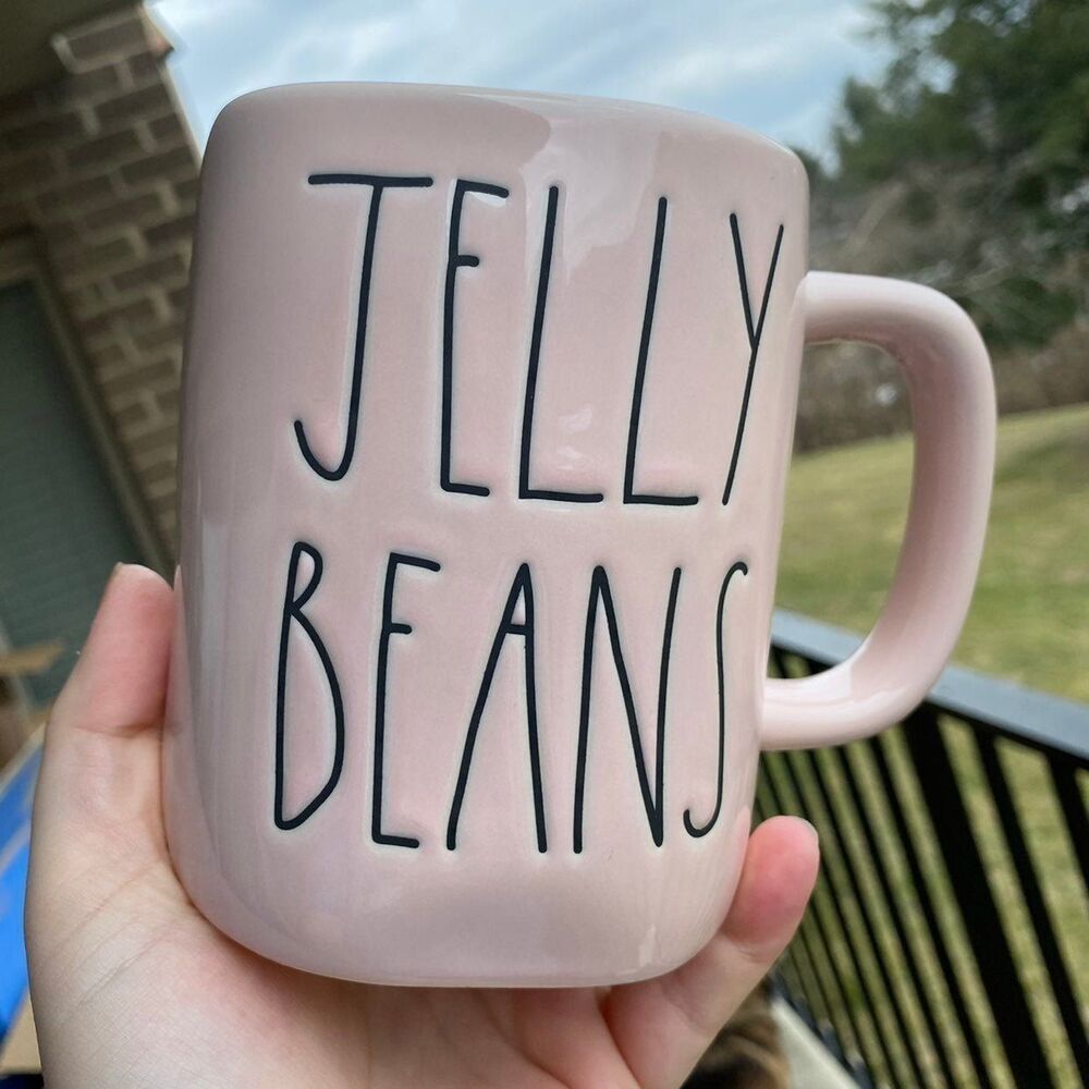 Rae Dunn Pink Easter Jelly Bean Mug